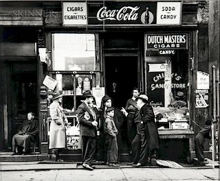 Walter Rosenblum (American, 1919-2006)  Chick's Candy Store, Pitt Street, New York