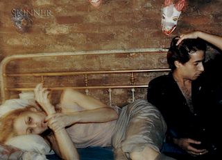 Nan Goldin (American, b. 1953)  Greer and Robert on the Bed, New York