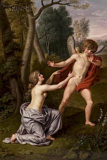 Ludwig Guttenbrunn (German, 1755-after 1813)  Cupid and Psyche