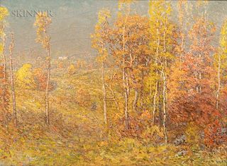 John Joseph Enneking (American, 1841-1916)  Autumn Landscape