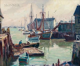 Emile Albert Gruppé (American, 1896-1978)  Gloucester Afternoon