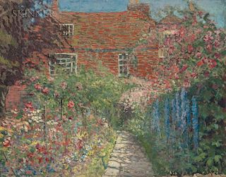 Arthur Franklyn Musgrave (American, 1878-1969)  Cottage Garden