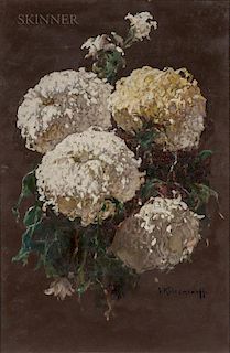 Stepan Fedorovic Kolesnikoff (Russian, 1879-1955)  Chrysanthemums