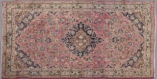 Kashan Carpet, 3' 5 x 7'.