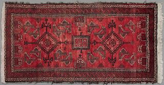 Persian Carpet, 3' 7 x 6' 8. Provenance: The Estate of Dr. Charles ?Tony? Currier, Baton Rouge, Louisiana.