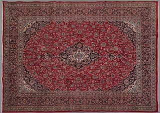 Kashan Carpet, 9' 7 x 13'.