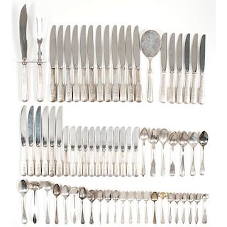Gorham Sterling-Handled Knives and Assorted Sterling Spoons