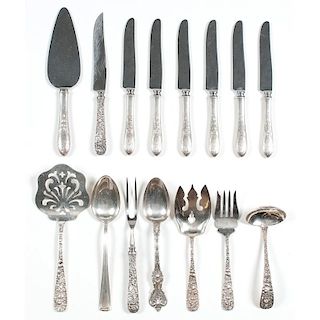 Stieff and Other Sterling Serving Pieces, Plus