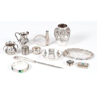 Sterling and Silverplate Tablewares and Accessories