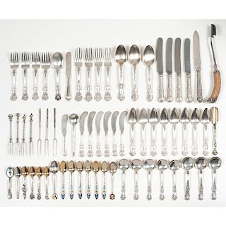 American and English Sterling Flatware, Plus