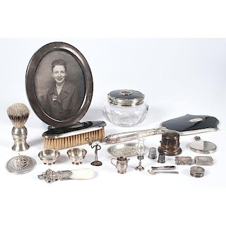 Sterling Silver Vanity Accessories and Tablewares