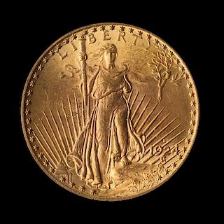 A United States 1924-S Saint-Gaudens $20 Gold Coin