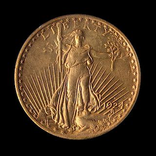 A United States 1924-S Saint-Gaudens $20 Gold Coin