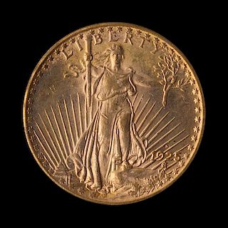 A United States 1925-D Saint-Gaudens $20 Gold Coin