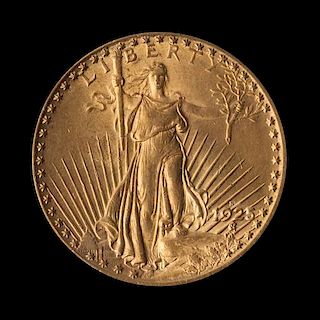 A United States 1925-S Saint-Gaudens $20 Gold Coin