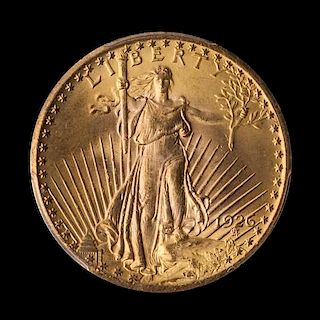 A United States 1926 Saint-Gaudens $20 Gold Coin