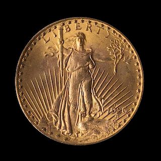 A United States 1926-S Saint-Gaudens $20 Gold Coin