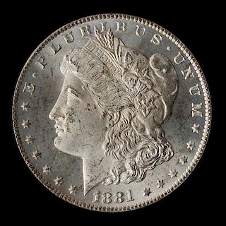 A United States 1881-CC Morgan Silver Dollar Coin
