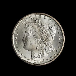 A United States 1884-CC GSA: Morgan Silver Dollar Coin