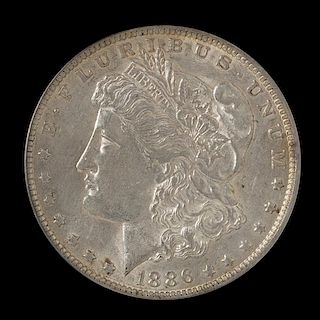 A United States 1886-O Morgan Silver Dollar Coin