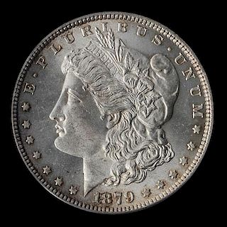 A United States 1879 Morgan Silver Dollar Coin
