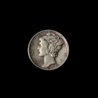 A United States 1942/1 Mercury 10c Coin