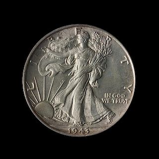 A United States 1943-S Walking Liberty 50c Coin