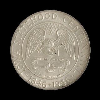 A United States 1946 Iowa Commemorative 50c Coin