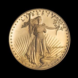 A United States 1986 Gold Eagle 1 oz. Proof