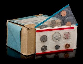 A Collection of Twenty United States 1968 Philadelphia and Denver 5-Coin Uncirculated Mint Sets