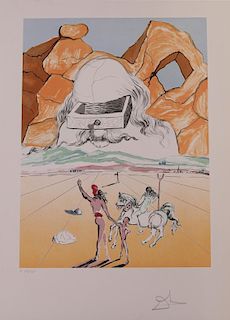 SALVADOR DALI (1904-1989): THE PATH OF WISDOM (THE BANKER), FROM THE RETROSPECTIVE SUITE