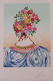 SALVADOR DALI (1904-1989): THE FLOWERING OF INSPIRATION (GALA EN FLEURS), FROM THE RETROSPECTIVE SUITE