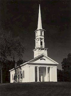 Ansel Adams, (American, 1902-1984), Mary Martha Chapel, Sudbury, Massachusetts, c. 1960