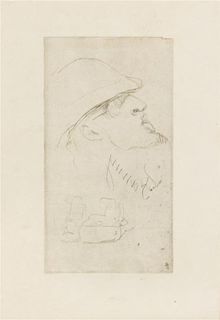 Henri de Toulouse-Lautrec, (French, 1864-1901), L'explorateur L.J. Vicomte de Brettes (The Explorer Vicomte de Brettes)