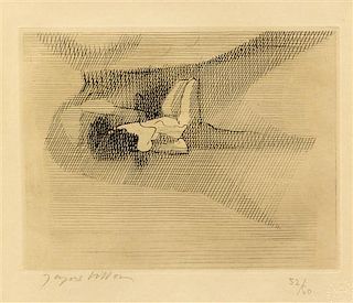 Jacques Villon, (French, 1875-1963), Reclining Nude