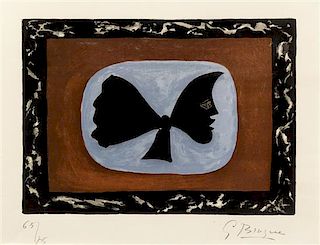 * Georges Braque, (French, 1882-1963), Uranie II, 1958