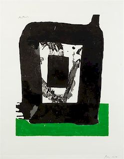Robert Motherwell, (American, 1915-1991), Untitled (pl. 8 from The Basque Suite), 1970
