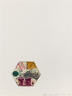 Robert Rauschenberg, (American, 1925-2008), 10,000' and Rising (from L.A. Flakes), 1982