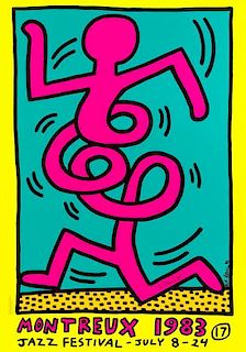 Keith Haring, (American, 1958-1990), Montreux Jazz Festival, 1983 (a group of 3)