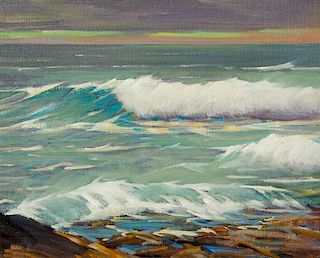 * Gustave Cimiotti, (American, 1875-1969), Seascape