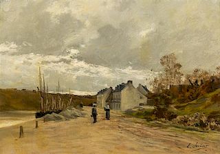 * Leon Joubert, (French, 1871-1920), Harbor Village