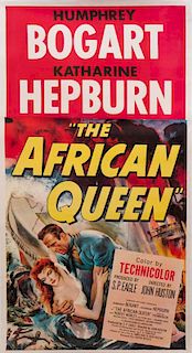 THEATRICAL POSTER FOR 'THE AFRICAN QUEEN'