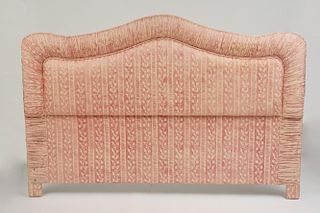 PINK FABRIC-UPHOLSTERED AND TUFTED HEADBOARD, MODERN