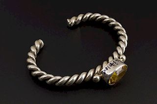 Navajo Citrine Bracelet