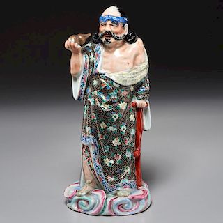 Large Chinese porcelain figure of Li Tieguai