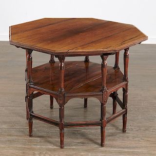 Nice Aesthetic Movement octagonal center table