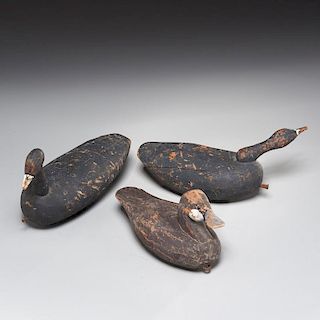 (3) Antique working duck decoys
