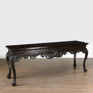 George III Irish Chippendale serving table