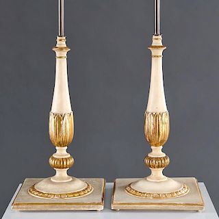 Pair Maison Jansen table lamps