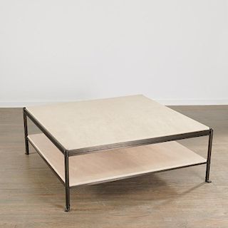 Large Contemporary designer tiered coffee table